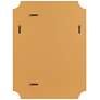 5_Noble Park Jacinda 40" x 30" Cut Edge Antique Gold Wall Mirror more views