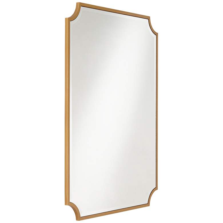 Image 7 Noble Park Jacinda 40" x 30" Cut Edge Antique Gold Wall Mirror more views
