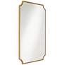 7_Noble Park Jacinda 40" x 30" Cut Edge Antique Gold Wall Mirror more views