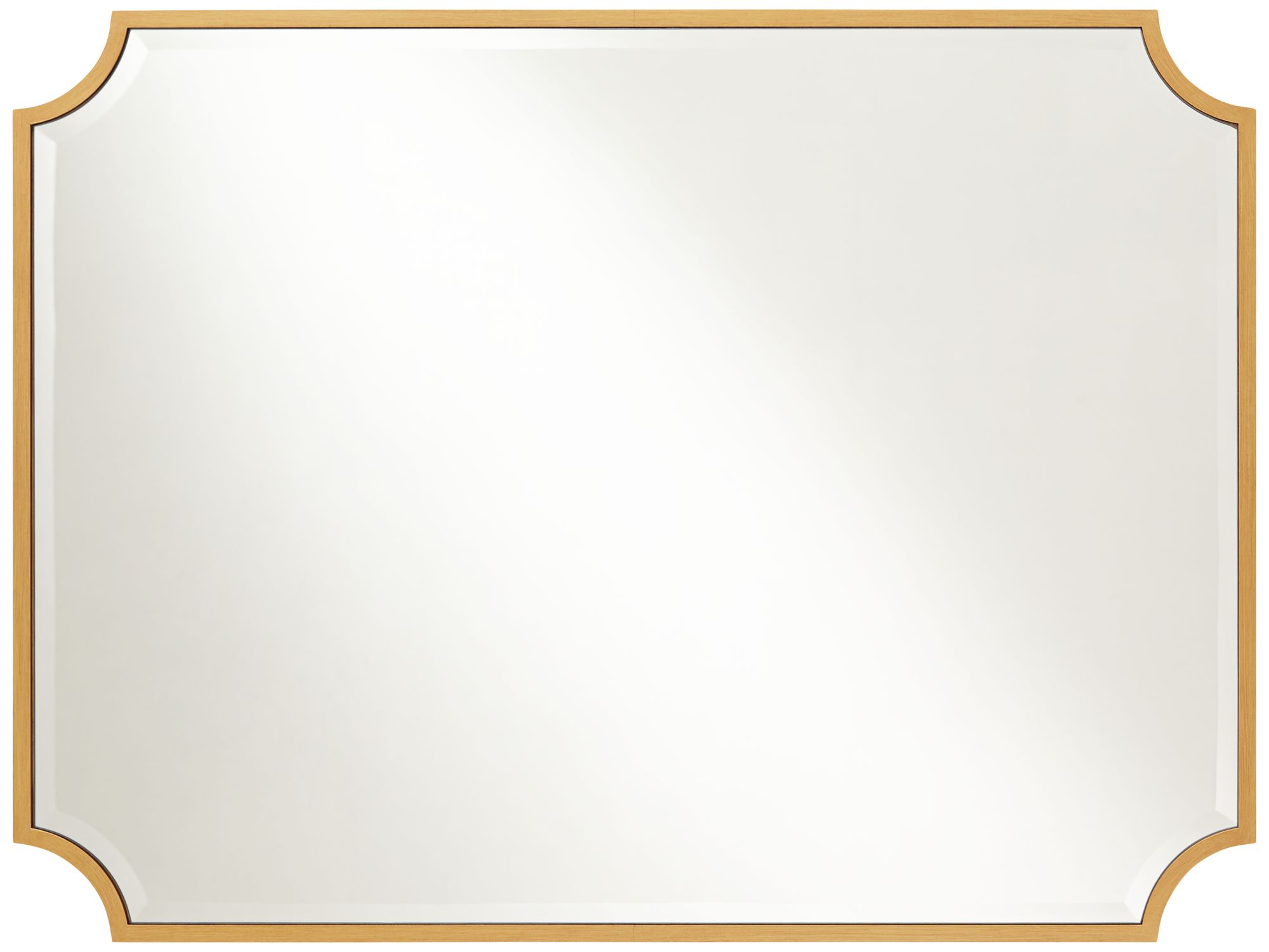 Image 5 Noble Park Jacinda 40" x 30" Cut Edge Gold Wall Mirror Set of 2 more views