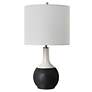2_Noble Park Kemah Matte Black and White Ceramic Accent Lamp
