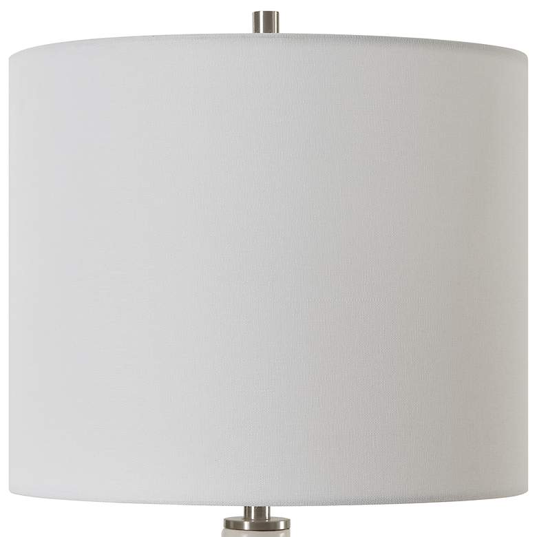 Image 5 Noble Park Kemah Matte Black and White Ceramic Accent Lamp more views