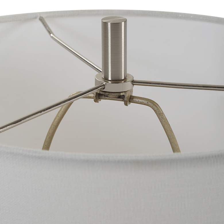Image 6 Noble Park Kemah Matte Black and White Ceramic Accent Lamp more views
