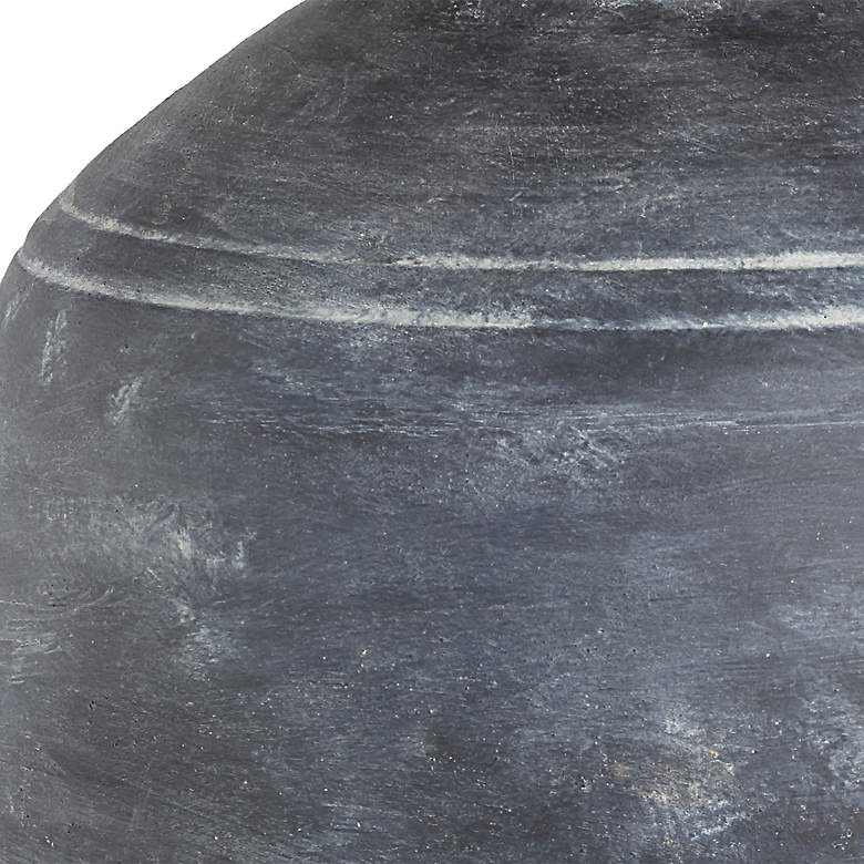 Image 4 Noble Park Kennedy Weathered Black Ceramic Accent Table Lamp more views