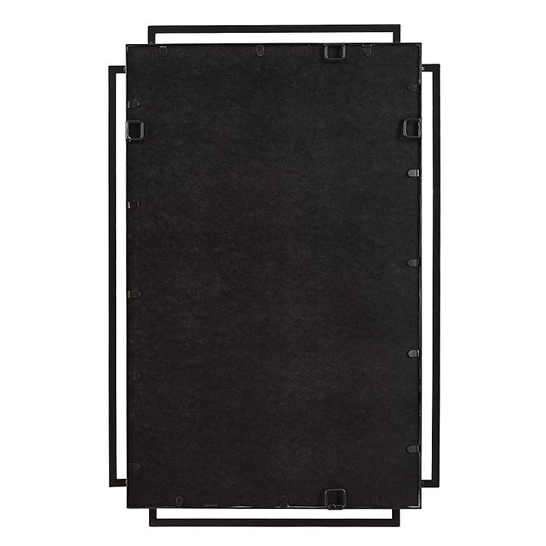 Image 7 Noble Park Kensington Matte Black 22 1/4" x 34" Wall Mirror more views