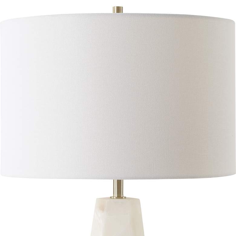 Image 5 Noble Park Kirby Cream Marble Accent Table Lamp more views