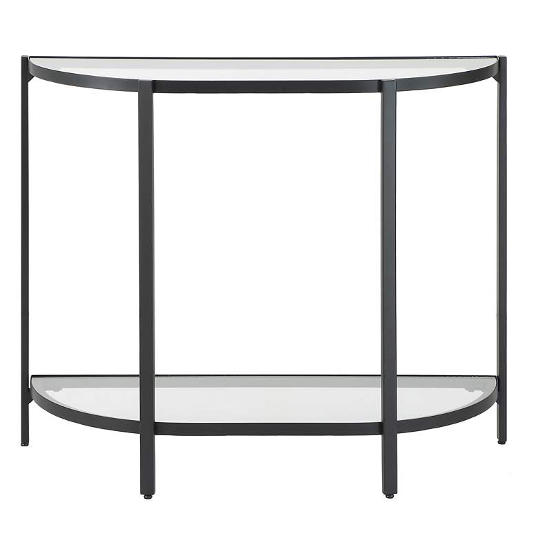 Image 2 Noble Park La Marque 36" Wide Satin Black Accent Table