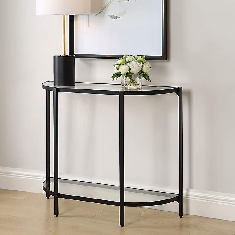 Image 3 Noble Park La Marque 36" Wide Satin Black Accent Table more views