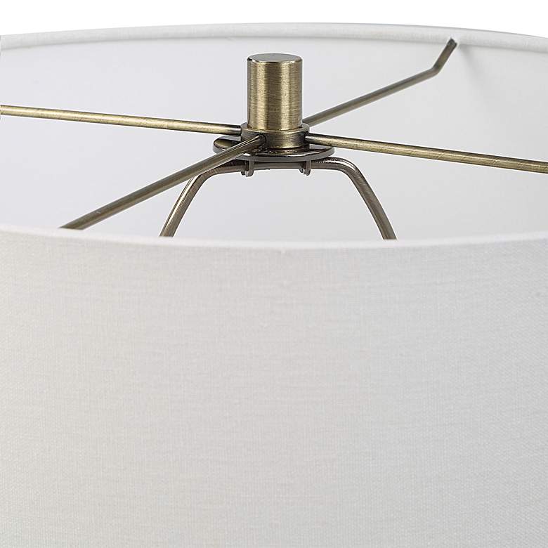 Image 6 Noble Park Lago Green Ceramic Table Lamp more views
