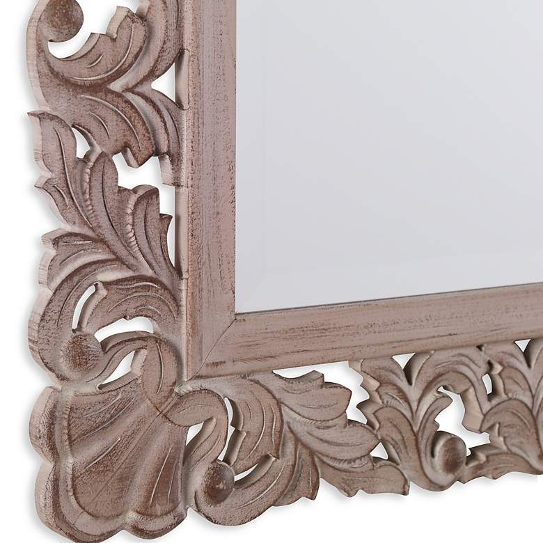Image 5 Noble Park Lind Natural Ornate 30 1/2" x 36 1/2" Wall Mirror more views