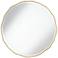 Noble Park Lissa Gold Waved Edge 31 1/2" x 31 1/2" Wall Mirror