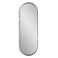 Noble Park Lumiere Matte Black 15" x 43 1/4" Wall Mirror