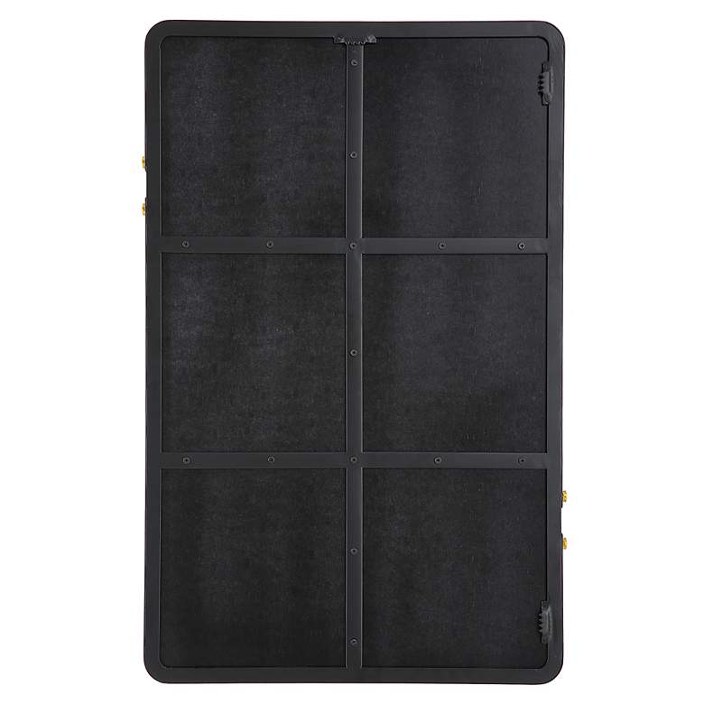 Image 7 Noble Park Lumiere Matte Black 20 1/2" x 32 1/4" Wall Mirror more views