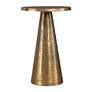 Thumbnail2 of Noble Park Lyra 12 3/4" Wide Antique Brass Accent Table