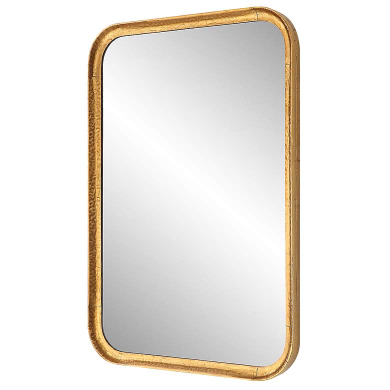 Image 4 Noble Park Mather Hammered Gold 20" x 30" Wall Mirror more views