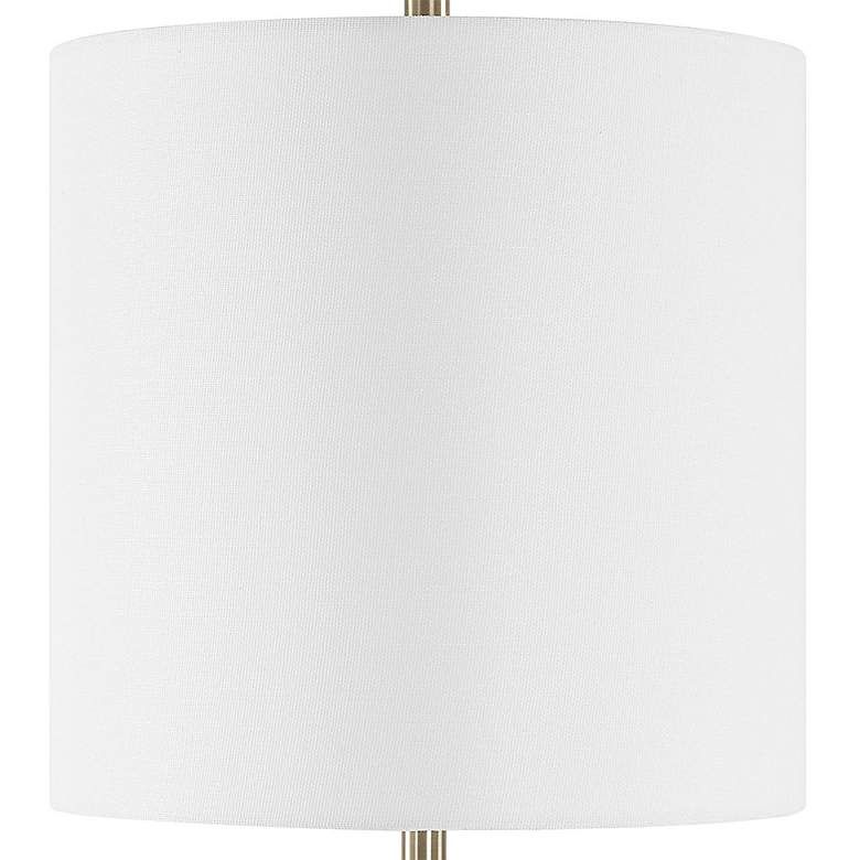 Image 5 Noble Park Mesa Black Marble and Brass Buffet Table Lamp more views