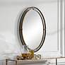 3_Noble Park Mill Bronze Gold 24 1/2" x 34 3/4" Wall Mirror more views