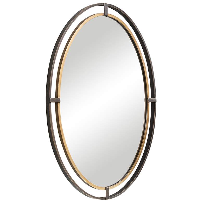 Image 4 Noble Park Mill Bronze Gold 24 1/2" x 34 3/4" Wall Mirror more views