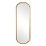 2_Noble Park Natomas Gold Leaf 21 1/2" x 61 1/2" Wall Mirror