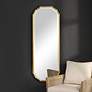 1_Noble Park Natomas Gold Leaf 21 1/2" x 61 1/2" Wall Mirror