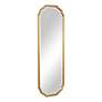 4_Noble Park Natomas Gold Leaf 21 1/2" x 61 1/2" Wall Mirror more views