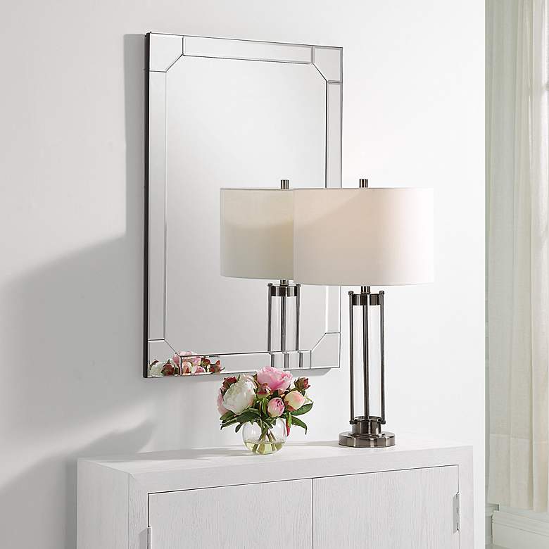 Image 4 Noble Park Neve Black 24" x 36" Rectangular Wall Mirror more views