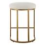 7_Noble Park Nova 26 1/4" Cream and Brass Counter Stool more views