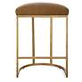 2_Noble Park Nova 26 1/4" Rich Camel and Brass Counter Stool