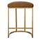 Noble Park Nova 26 1/4" Rich Camel and Brass Counter Stool