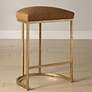 1_Noble Park Nova 26 1/4" Rich Camel and Brass Counter Stool