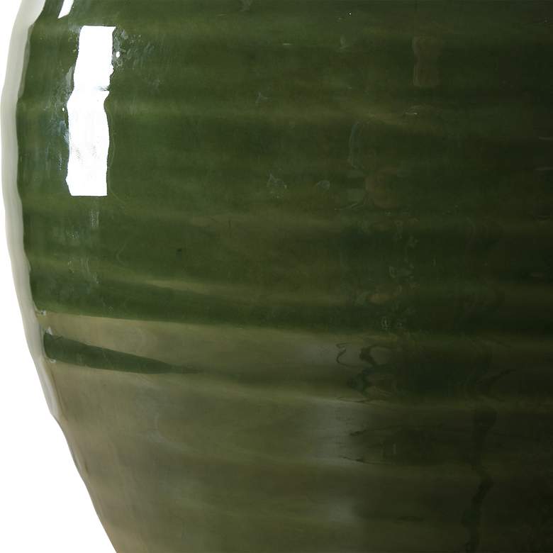 Image 4 Noble Park Odem Moss Green Ceramic Accent Table Lamp more views