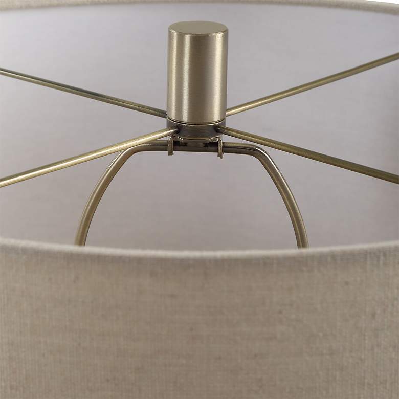 Image 6 Noble Park Odem Moss Green Ceramic Accent Table Lamp more views