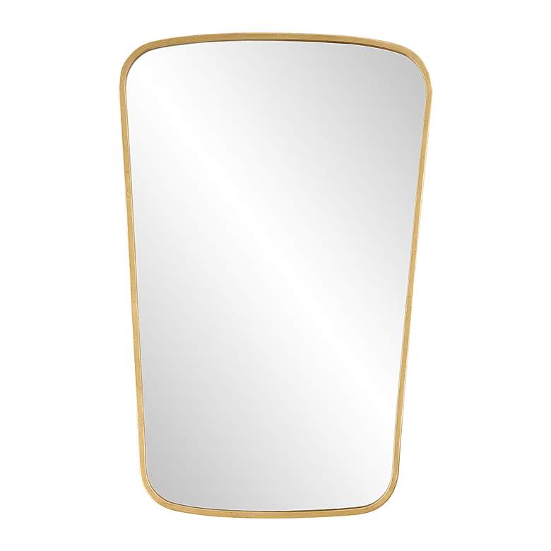 Image 2 Noble Park Orion Gold Leaf 22" x 34" Wall Mirror