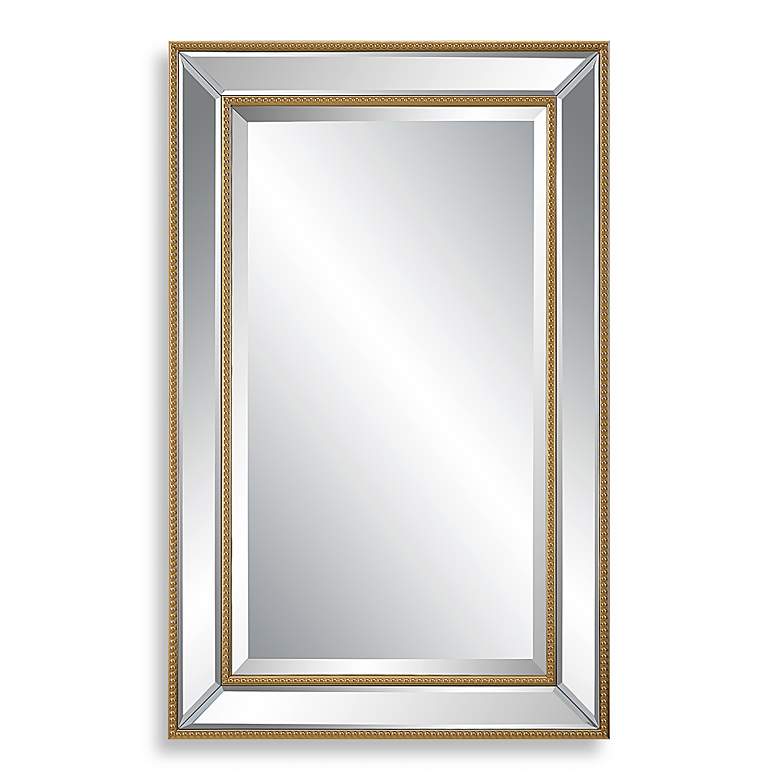 Image 2 Noble Park Osmer Gold Beaded 20" x 32" Wall Mirror