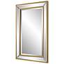 5_Noble Park Osmer Gold Beaded 20" x 32" Wall Mirror more views