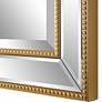 6_Noble Park Osmer Gold Beaded 20" x 32" Wall Mirror more views