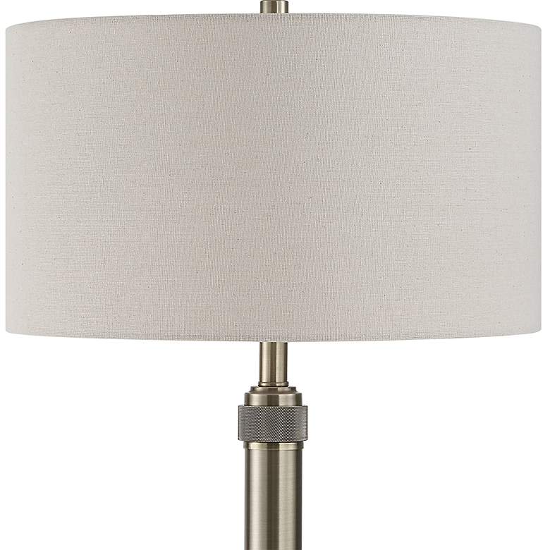 Image 5 Noble Park Prescott Antique Brass Metal Floor Lamp more views