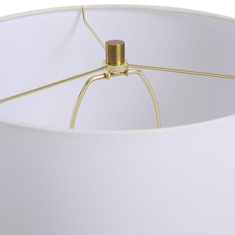 Image 5 Noble Park Primera Black and Gold Cylinder Table Lamp more views