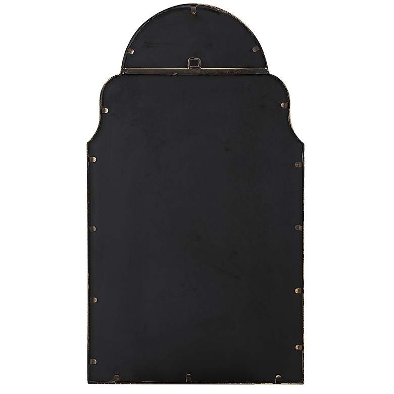 Image 6 Noble Park Quinn Gold 21" x 37" Arch Top Wall Mirror more views