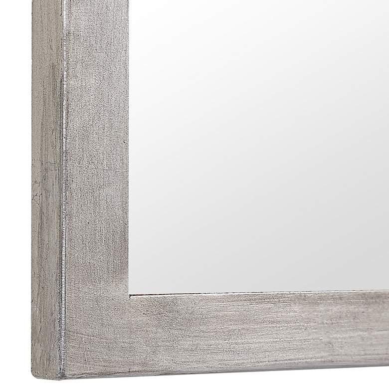 Image 5 Noble Park Quinn Silver 21" x 37" Arch Top Wall Mirror more views
