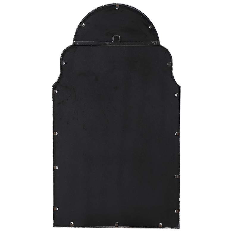 Image 6 Noble Park Quinn Silver 21" x 37" Arch Top Wall Mirror more views