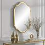 4_Noble Park Regency Rich Gold Leaf 27" x 40 1/2" Wall Mirror more views