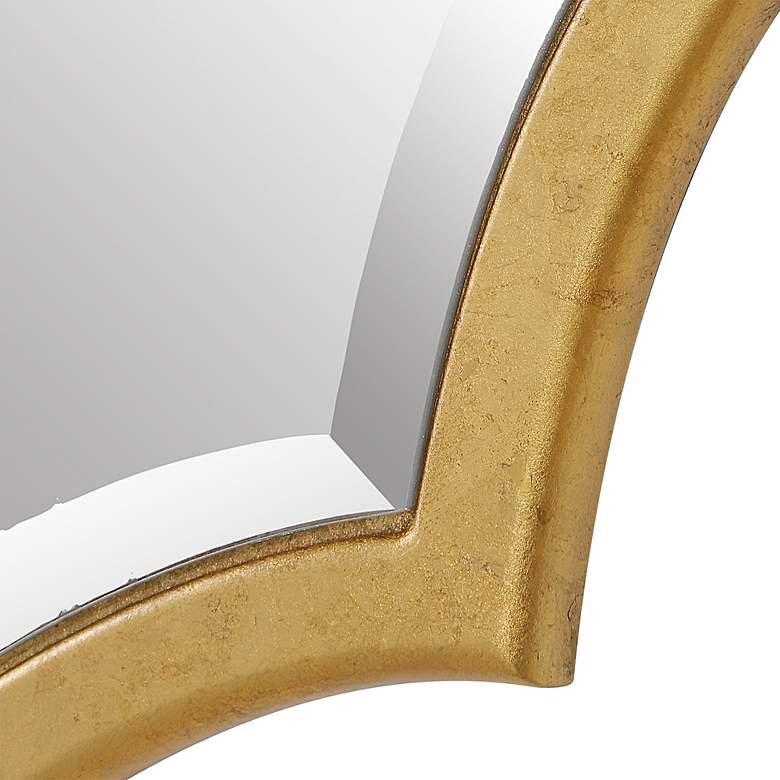 Image 6 Noble Park Regency Rich Gold Leaf 27" x 40 1/2" Wall Mirror more views
