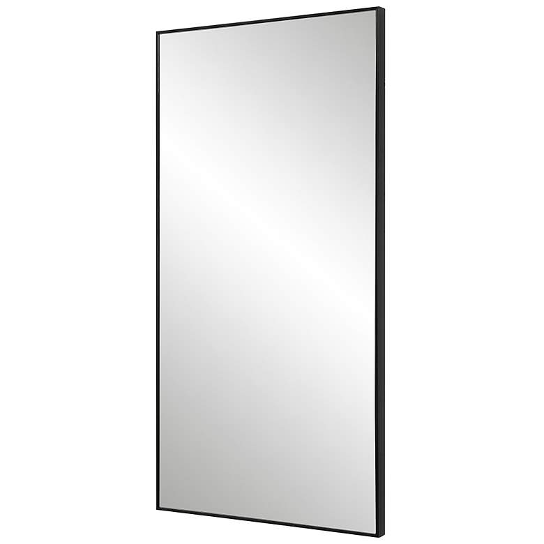 Image 5 Noble Park Reid Black 20" x 40" Rectangular Wall Mirror more views