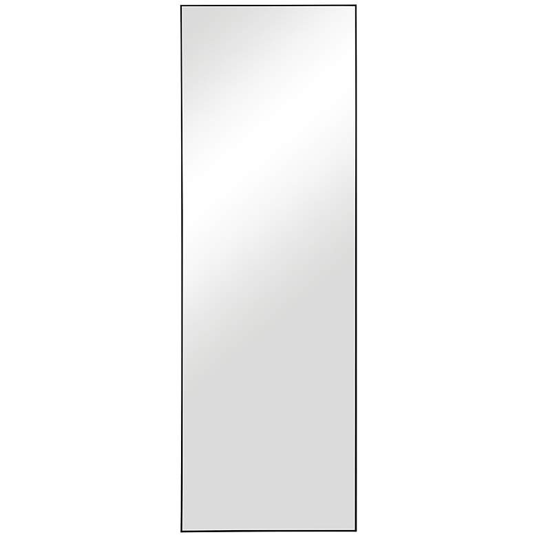 Image 2 Noble Park Reid Black 20" x 60" Wall/Floor Mirror