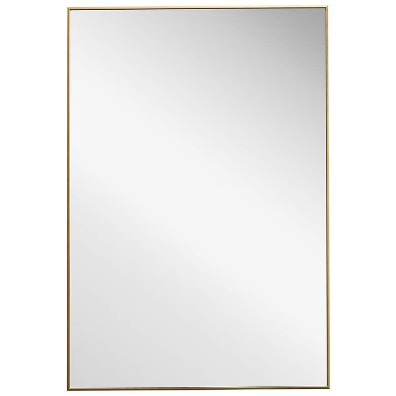 Image 2 Noble Park Reid Gold 21" x 31" Rectangular Wall Mirror