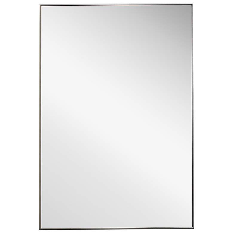 Image 2 Noble Park Reid Silver 21" x 31" Rectangular Wall Mirror