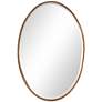 2_Noble Park Roseville Gold Leaf 24" x 35" Oval Wall Mirror