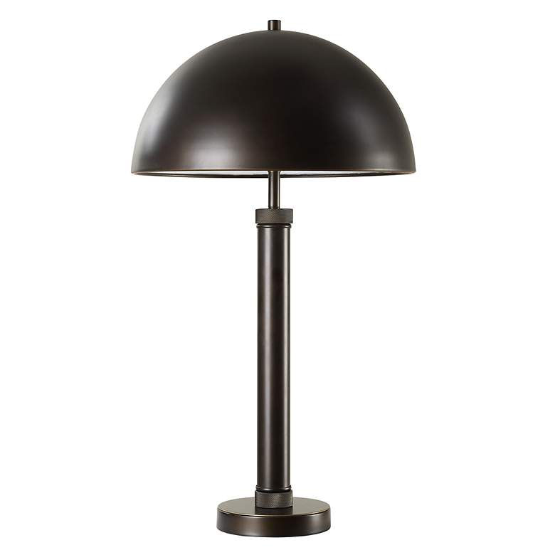 Image 2 Noble Park San Saba Dark Bronze Dome Table Lamp