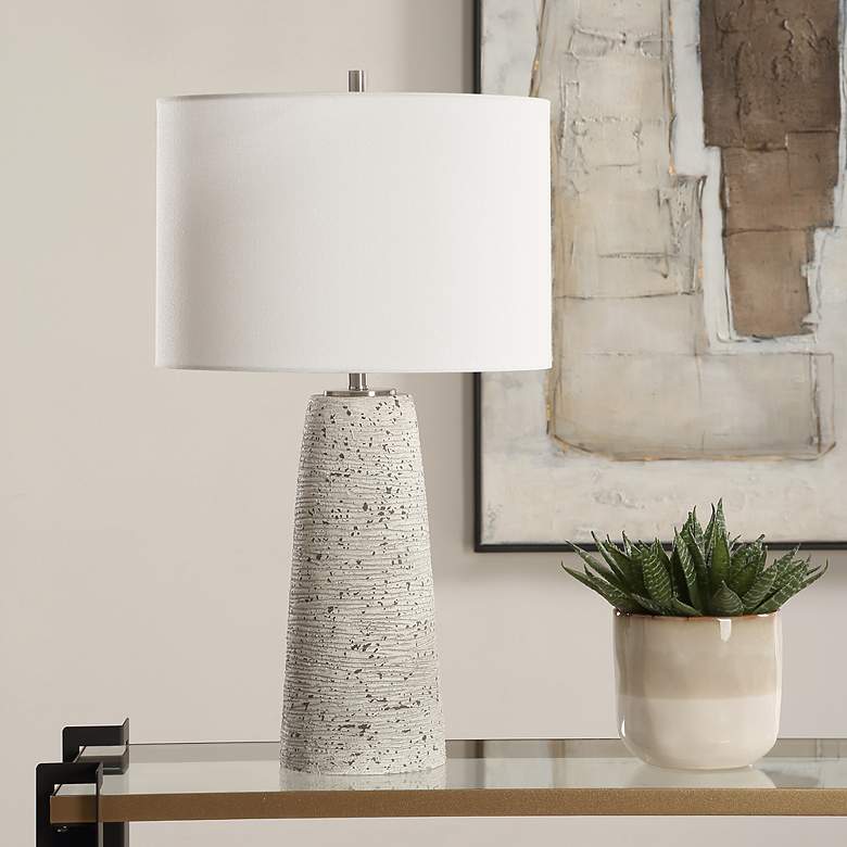 Image 3 Noble Park Savannah Sandstone Ceramic Table Lamp more views